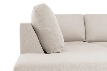 Crazy 5-seters Venstrevendt U-formet Sofa med Divan og Sjeselong i Stoff - Beige - Møbler - Sofaer - U-sofa