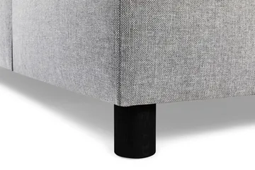 Crazy 6-seters Høyrevendt U-formet XX-Large Sofa med Divan og Sjeselong i Stoff - Grå - Møbler - Sofaer - U-sofa