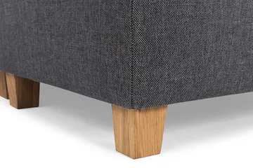 Crazy 6-seters Høyrevendt U-formet XX-Large Sofa med Divan og Sjeselong i Stoff - Mørkegrå - Møbler - Sofaer - U-sofa