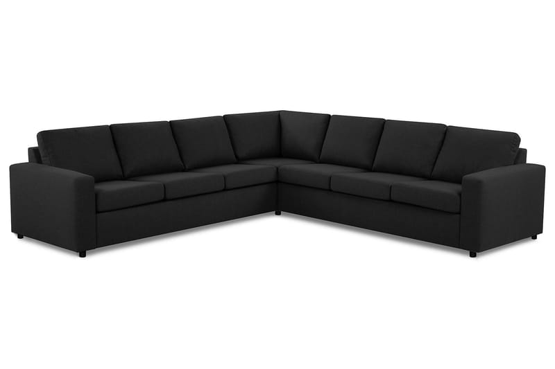 Crazy 6-seters Vendbar L-formet X-Large Hjørnesofa i Stoff - Antrasitt - Møbler - Sofaer - Hjørnesofa