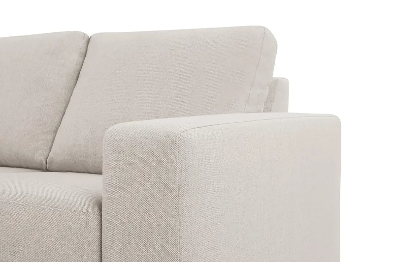 Crazy 6-seters Vendbar L-formet X-Large Hjørnesofa i Stoff - Beige - Møbler - Sofaer - Hjørnesofa