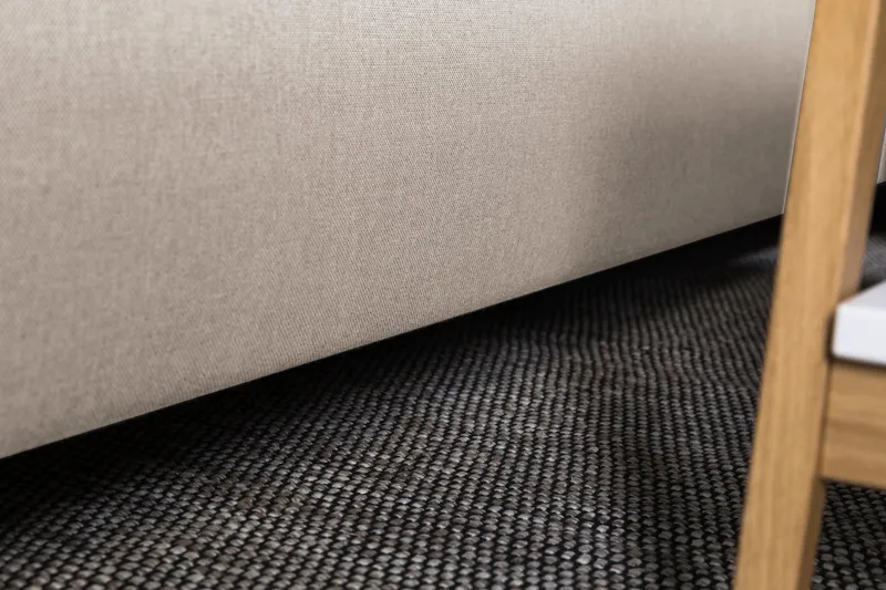 Crazy 6-seters Vendbar L-formet X-Large Hjørnesofa i Stoff - Beige - Møbler - Sofaer - Hjørnesofa
