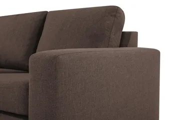 Crazy 6-seters Vendbar L-formet X-Large Hjørnesofa i Stoff - Brun - Møbler - Sofaer - Hjørnesofa