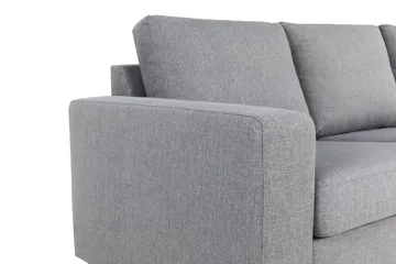 Crazy 6-seters Vendbar L-formet X-Large Hjørnesofa i Stoff - Grå - Møbler - Sofaer - Hjørnesofa