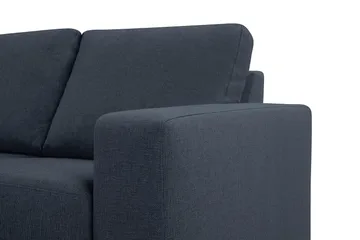 Crazy 6-seters Vendbar L-formet X-Large Hjørnesofa i Stoff - Mørkeblå - Møbler - Sofaer - Hjørnesofa