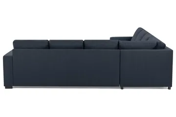 Crazy 6-seters Vendbar L-formet X-Large Hjørnesofa i Stoff - Mørkeblå - Møbler - Sofaer - Hjørnesofa