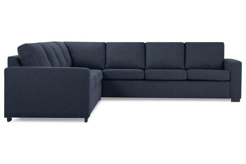 Crazy 6-seters Vendbar L-formet X-Large Hjørnesofa i Stoff - Mørkeblå - Møbler - Sofaer - Hjørnesofa