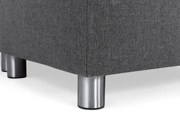 Crazy 6-seters Vendbar L-formet X-Large Hjørnesofa i Stoff - Mørkegrå - Møbler - Sofaer - Hjørnesofa