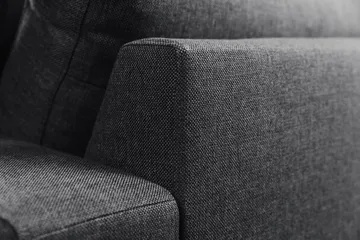 Crazy 6-seters Vendbar L-formet X-Large Hjørnesofa i Stoff - Mørkegrå - Møbler - Sofaer - Hjørnesofa