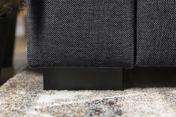 Crazy 6-seters Vendbar L-formet X-Large Hjørnesofa i Stoff - Mørkegrå - Møbler - Sofaer - Hjørnesofa