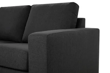 Crazy 6-seters Vendbar L-formet X-Large Hjørnesofa i Stoff - Mørkegrå - Møbler - Sofaer - Hjørnesofa