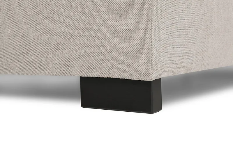 Crazy 6-seters Venstrevendt U-formet XX-Large Sofa med Divan og Sjeselong i Stoff - Beige - Møbler - Sofaer - U-sofa