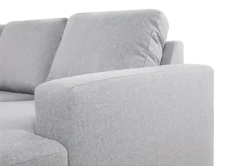 Crazy 6-seters Venstrevendt U-formet XX-Large Sofa med Divan og Sjeselong i Stoff - Grå - Møbler - Sofaer - U-sofa
