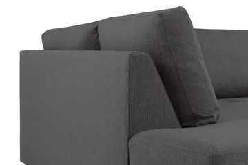 Crazy 6-seters Venstrevendt U-formet XX-Large Sofa med Divan og Sjeselong i Stoff - Mørkegrå - Møbler - Sofaer - U-sofa