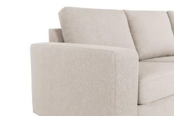 Crazy 7-seters vendbar L-formet ekstra ekstra stor hjørnesofa i stoff - Beige - Møbler - Sofaer - Hjørnesofa