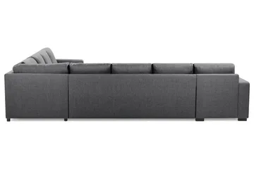 Crazy 7-seters Vendbar L-formet XX-Large Hjørnesofa i Stoff - Mørkegrå - Møbler - Sofaer - Hjørnesofa