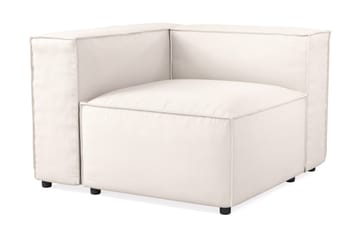 Cubo 2-seters Venstremodul i Stoff 120 cm bred - Lys beige - Møbler - Sofaer - 2 seter sofa