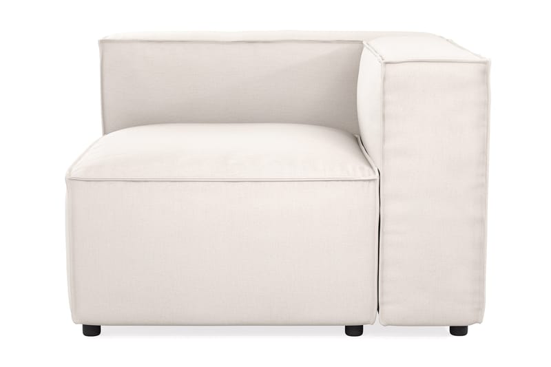 Cubo 2-seters Venstremodul i Stoff 120 cm bred - Lys beige - Møbler - Sofaer - 2 seter sofa
