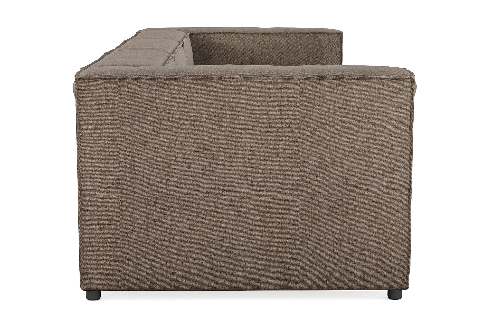 Cubo 4-seters Dyp Modulsofa i Stoff - Grå - Møbler - Sofaer - Sofa 3 seter