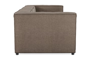 Cubo 4-seters Dyp Modulsofa i Stoff - Grå - Møbler - Sofaer - Sofa 3 seter