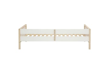 Dagbed uten rygg Loft24 Sovesofa Square Line Hvit,Natur - Møbler - Senger - Gjesteseng & ekstraseng - Uttrekkbar seng