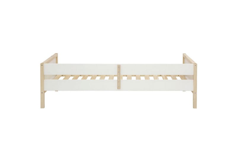 Dagbed uten rygg Loft24 Sovesofa Square Line Hvit,Natur - Møbler - Sofaer - Dagsenger