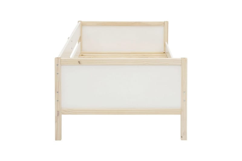 Dagbed uten rygg Loft24 Sovesofa Square Line Hvit,Natur - Møbler - Sofaer - Dagsenger