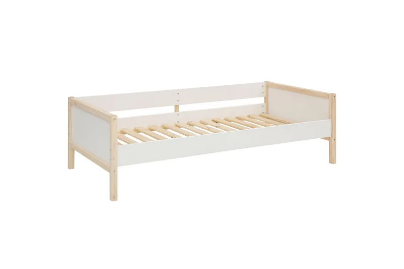 Dagbed uten rygg Loft24 Sovesofa Square Line Hvit,Natur, undefined