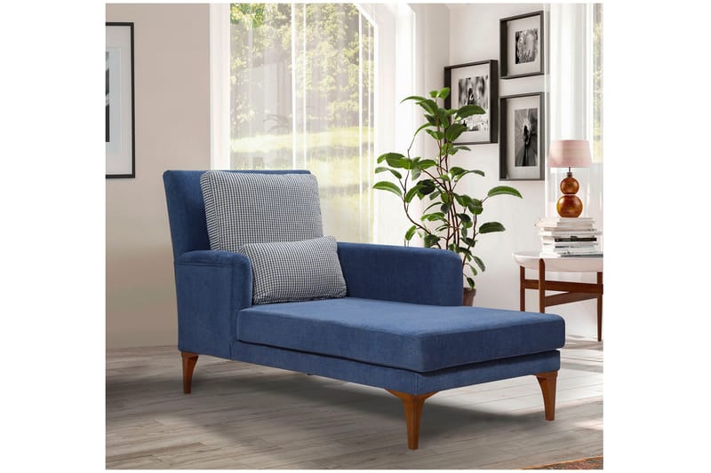 Biforco Dagseng med Rygg - Blå/Natur - Møbler - Sofaer - Dagsenger