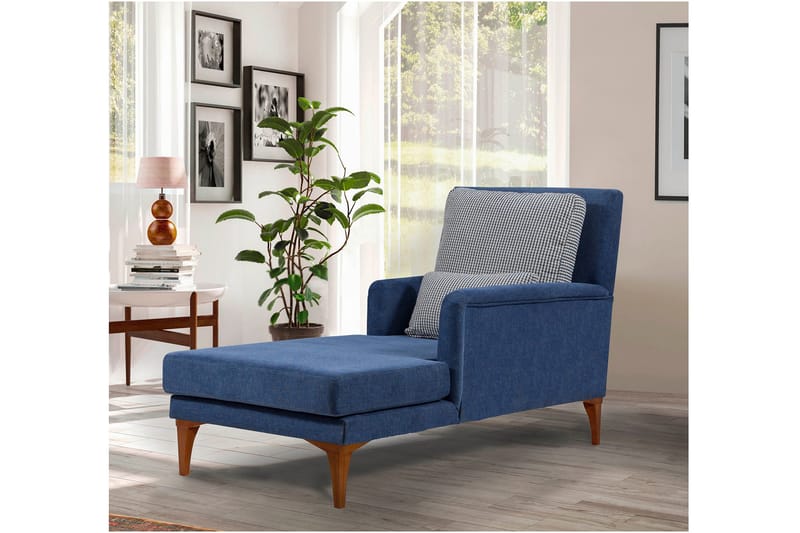 Biforco Dagseng med Rygg - Blå/Natur - Møbler - Sofaer - Dagsenger