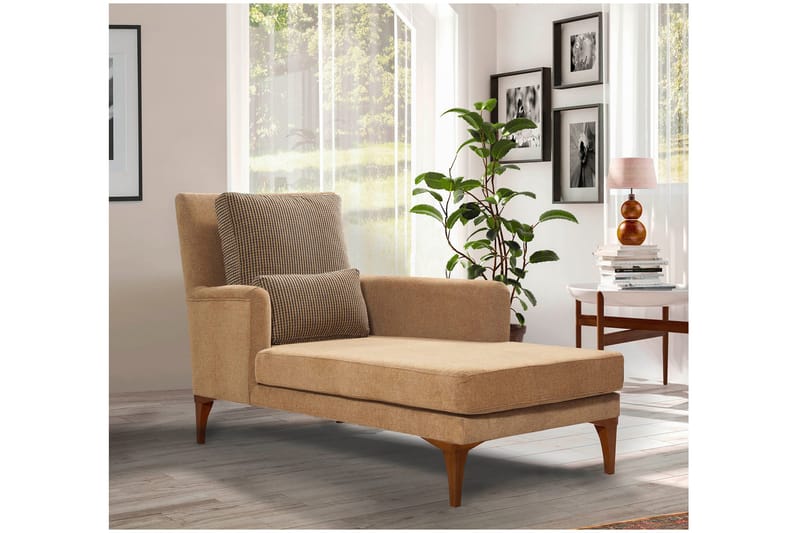 Biforco Dagseng med Rygg - Gul/Natur - Møbler - Sofaer - Dagsenger