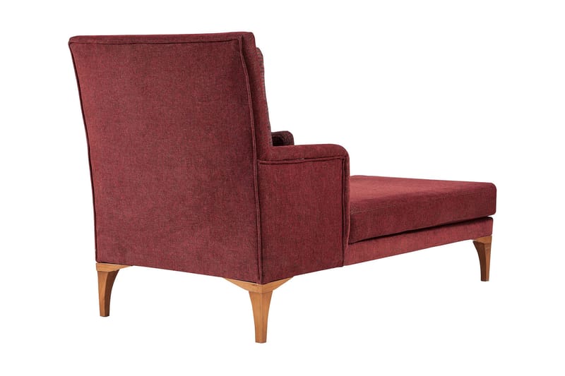 Biforco Dagseng med Rygg - Rød/Natur - Møbler - Sofaer - Dagsenger