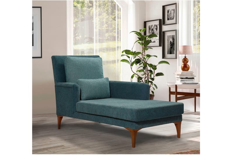 Biforco Dagseng med Rygg - Turkis/Natur - Møbler - Sofaer - Dagsenger