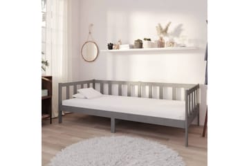 Dagseng grå heltre furu 90x200 cm - Grå - Møbler - Sofaer - Dagsenger