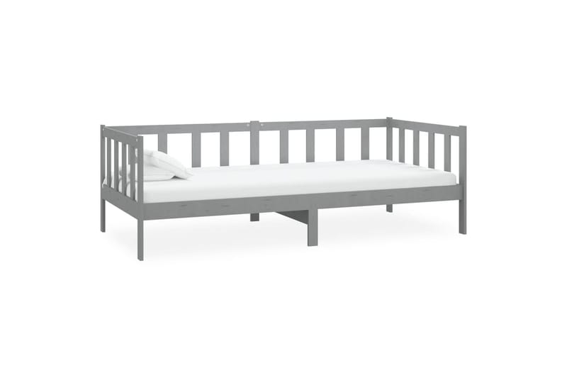 Dagseng grå heltre furu 90x200 cm - Grå - Møbler - Sofaer - Dagsenger