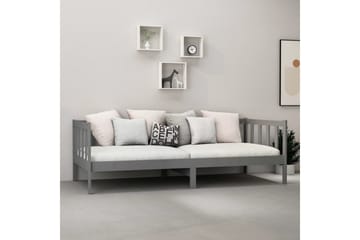 Dagseng grå heltre furu 90x200 cm - Grå - Møbler - Sofaer - Dagsenger