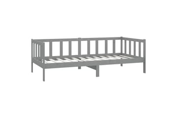 Dagseng grå heltre furu 90x200 cm - Grå - Møbler - Sofaer - Dagsenger