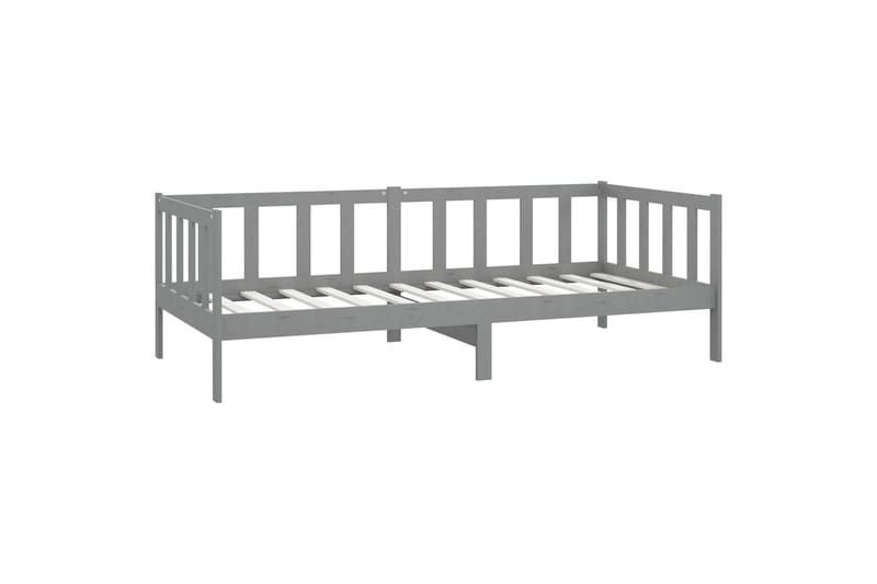 Dagseng grå heltre furu 90x200 cm - Grå - Møbler - Sofaer - Dagsenger