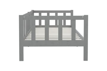 Dagseng grå heltre furu 90x200 cm - Grå - Møbler - Sofaer - Dagsenger