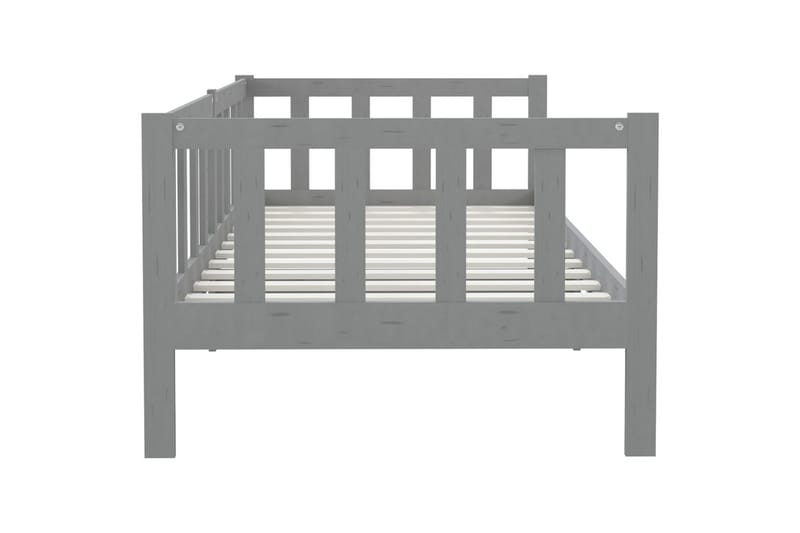 Dagseng grå heltre furu 90x200 cm - Grå - Møbler - Sofaer - Dagsenger