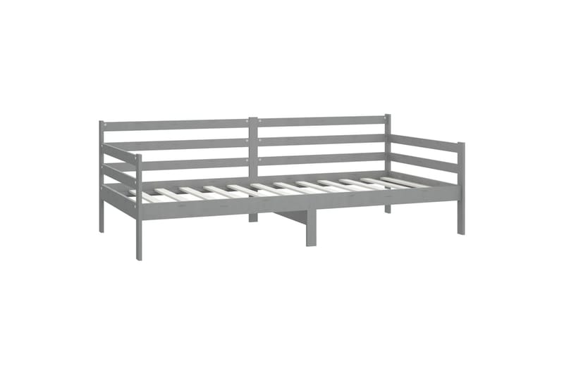 Dagseng grå heltre furu 90x200 cm - Grå - Møbler - Sofaer - Dagsenger