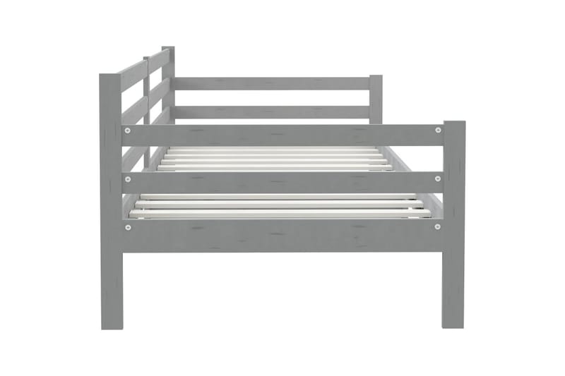 Dagseng grå heltre furu 90x200 cm - Grå - Møbler - Sofaer - Dagsenger