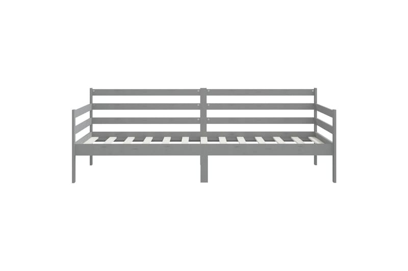 Dagseng grå heltre furu 90x200 cm - Grå - Møbler - Sofaer - Dagsenger