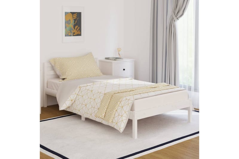 Dagseng heltre furu 100x200 cm hvit - Hvit - Møbler - Sofaer - Dagsenger