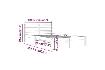 Dagseng heltre furu 120x200 cm hvit - Hvit - Møbler - Sofaer - Dagsenger
