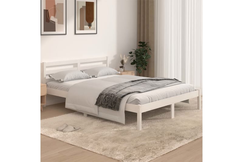 Dagseng heltre furu 140x190 cm hvit - Hvit - Møbler - Sofaer - Dagsenger