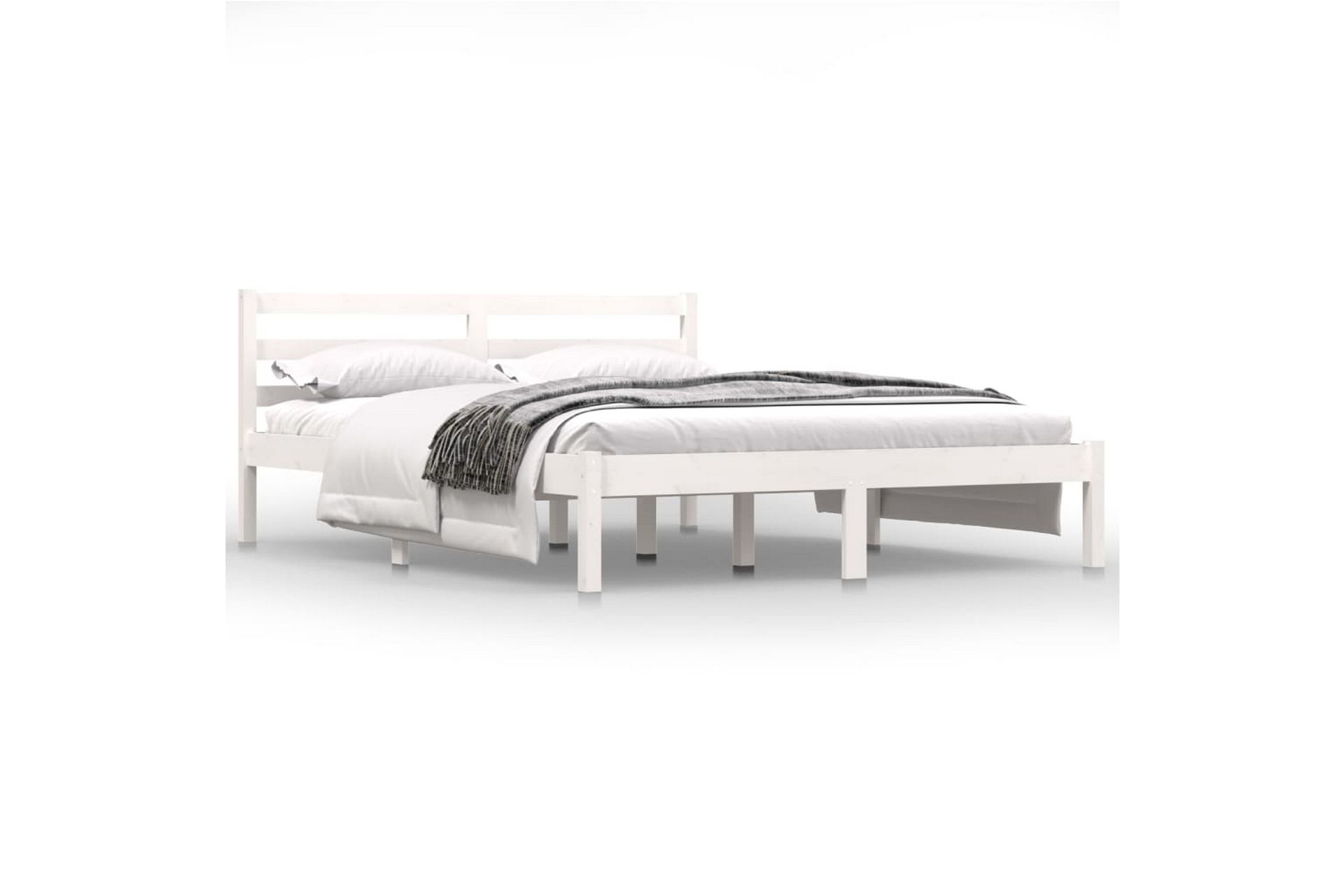 Dagseng heltre furu 140x190 cm hvit - Hvit - Møbler - Sofaer - Dagsenger