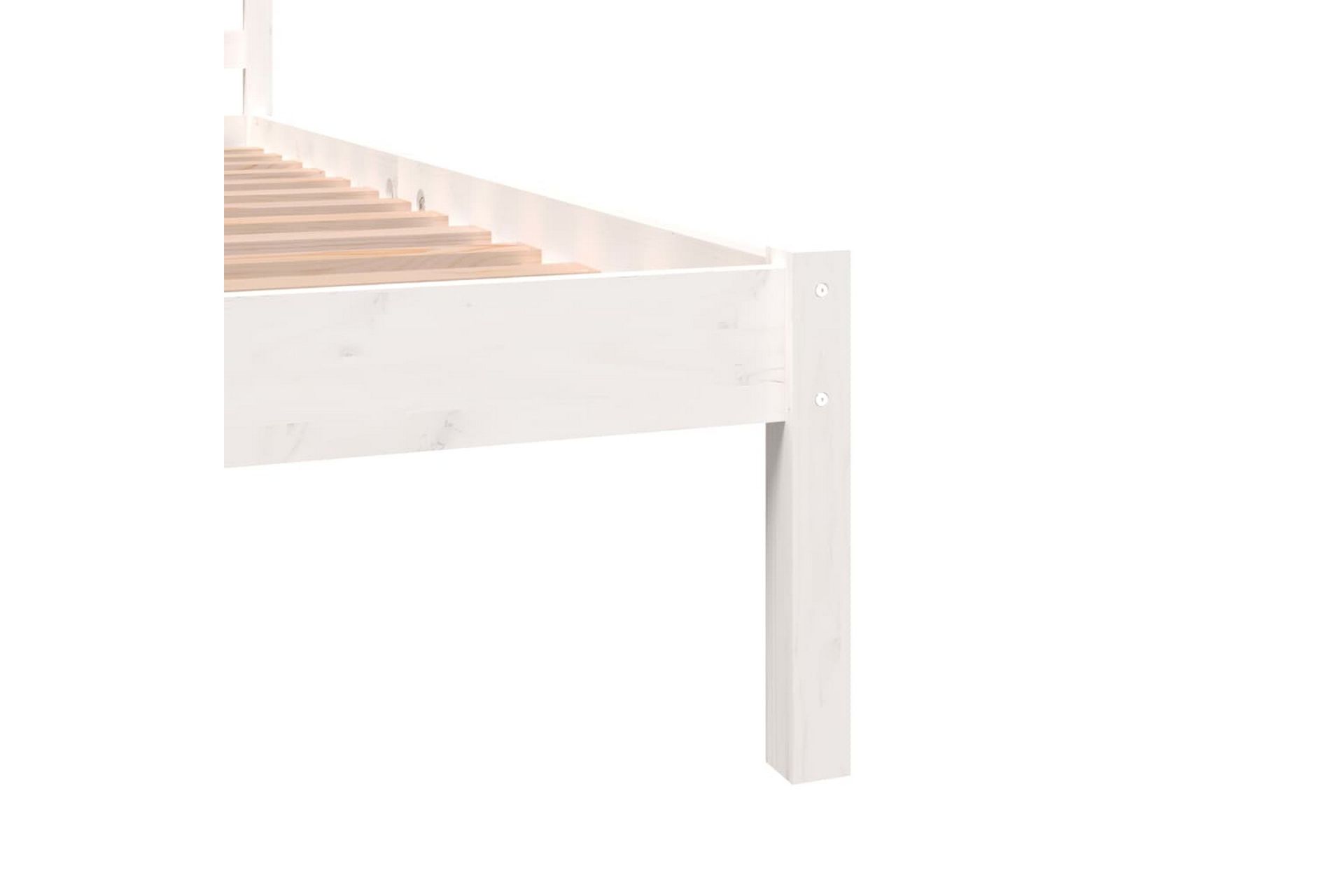Dagseng heltre furu 140x190 cm hvit - Hvit - Møbler - Sofaer - Dagsenger