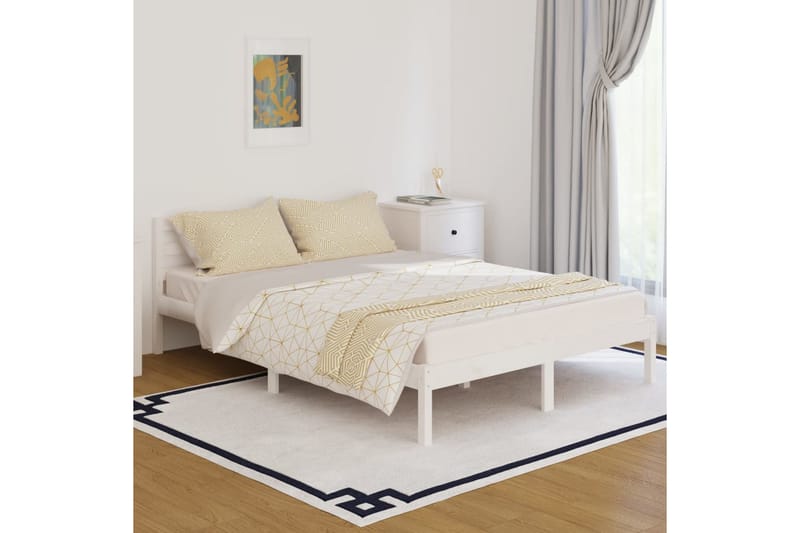 Dagseng heltre furu 140x200 cm hvit - Hvit - Møbler - Sofaer - Dagsenger