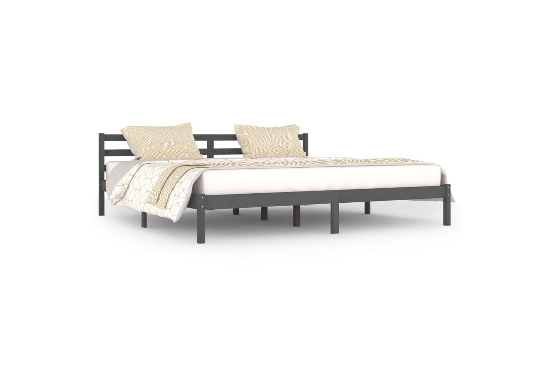 Dagseng heltre furu 200x200 cm grå - Grå - Møbler - Sofaer - Dagsenger